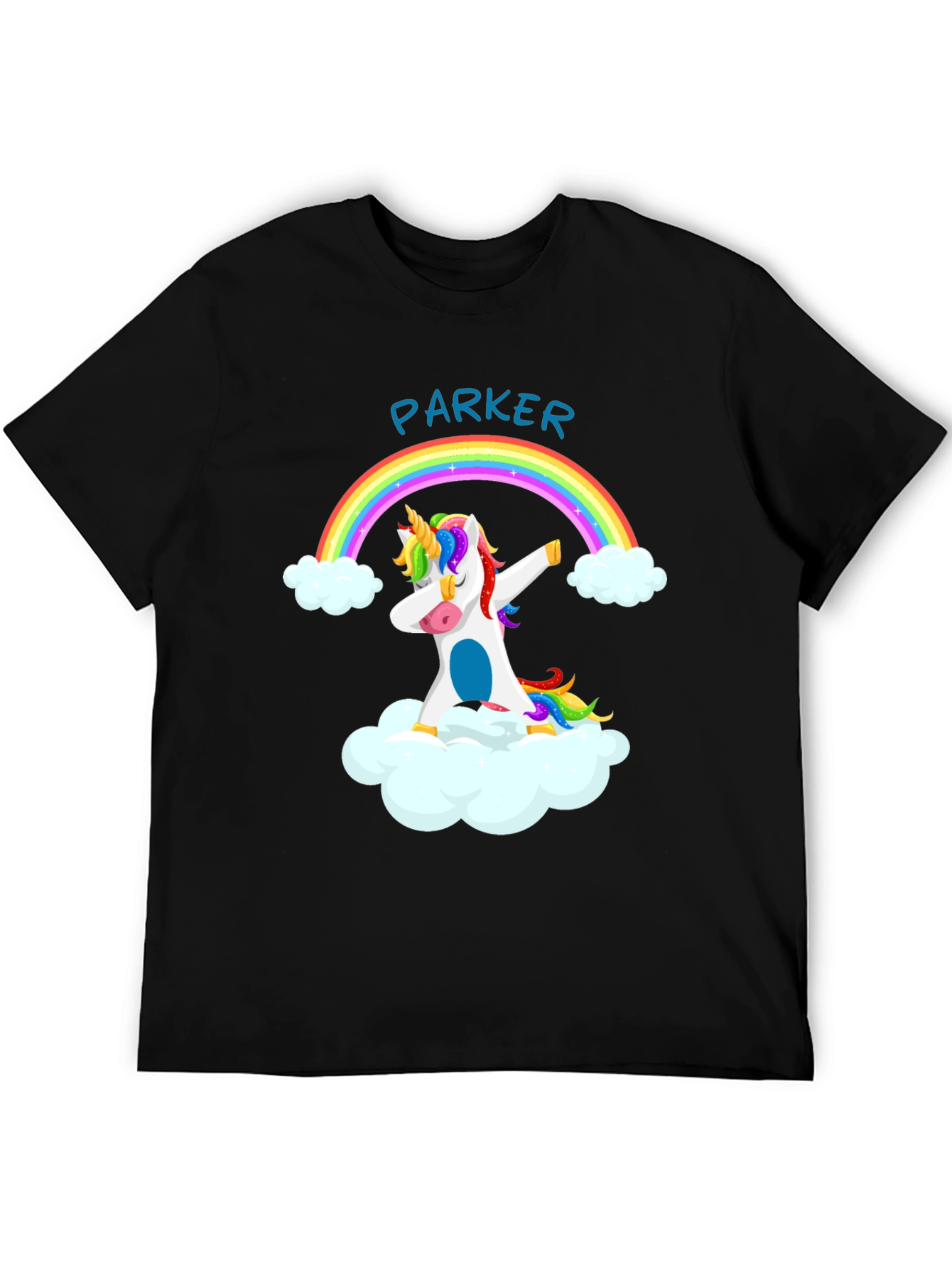Unicorn Dab Rainbow T-Shirt - Personalized