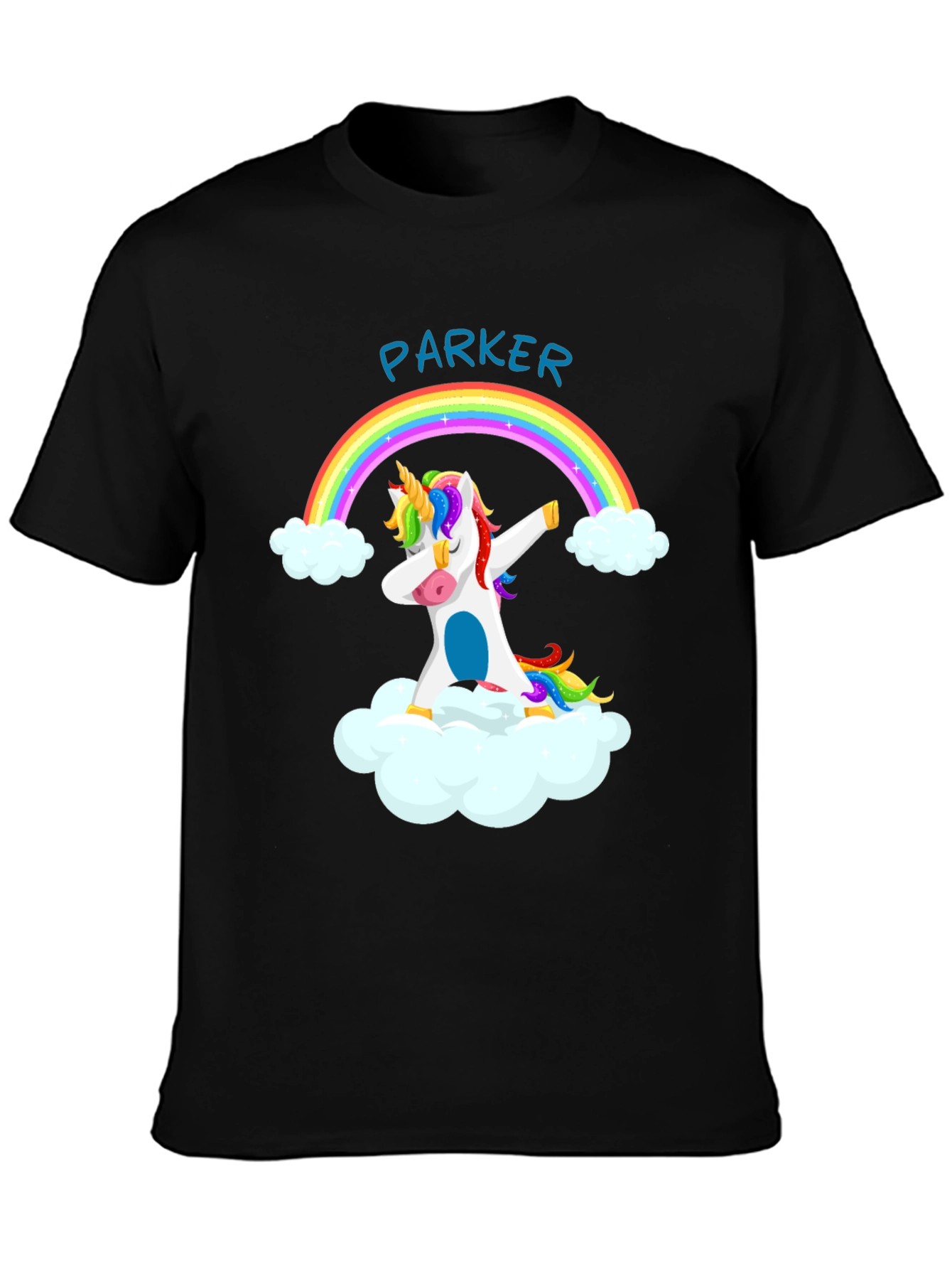 Unicorn Dab Rainbow T-Shirt - Personalized