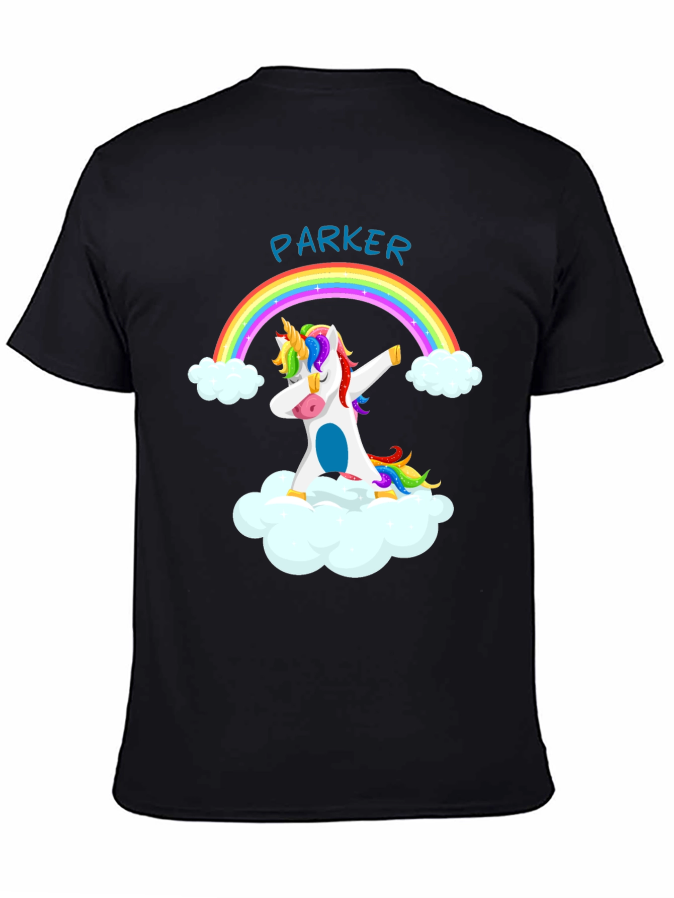 Unicorn Dab Rainbow T-Shirt - Personalized