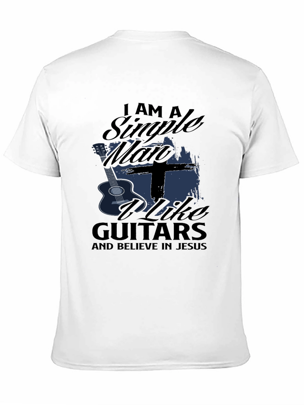 Single Man Guitars & Jesus Black Tee