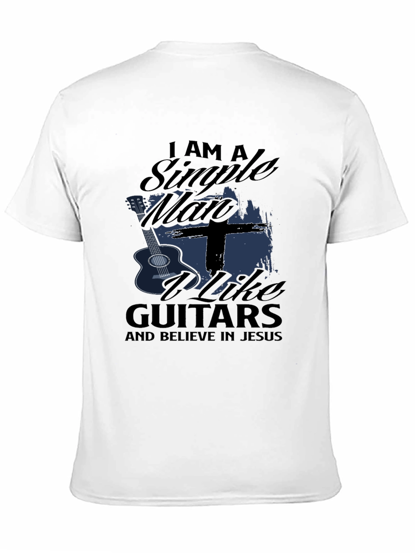 Single Man Guitars & Jesus Black Tee