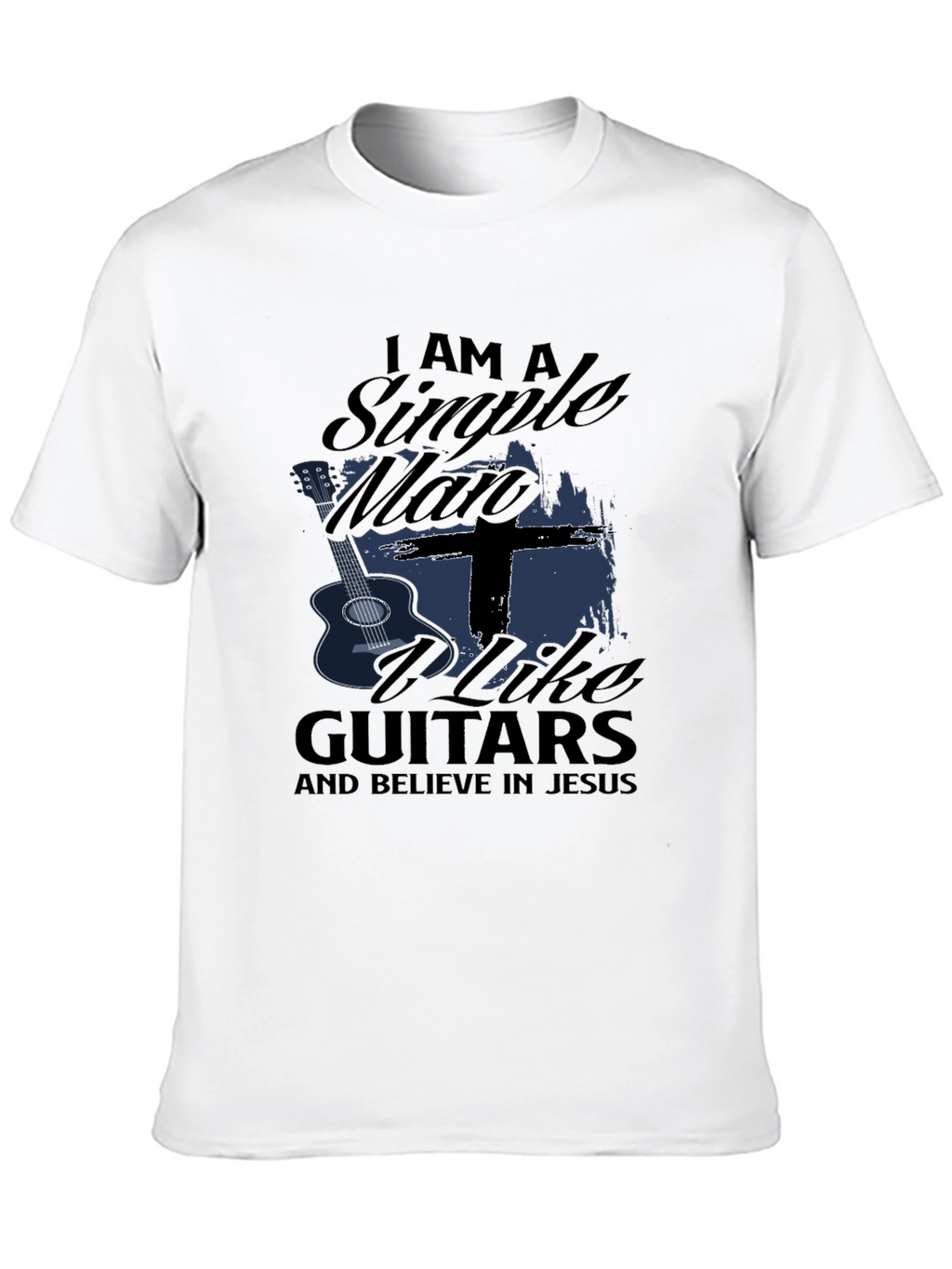 Single Man Guitars & Jesus Black Tee