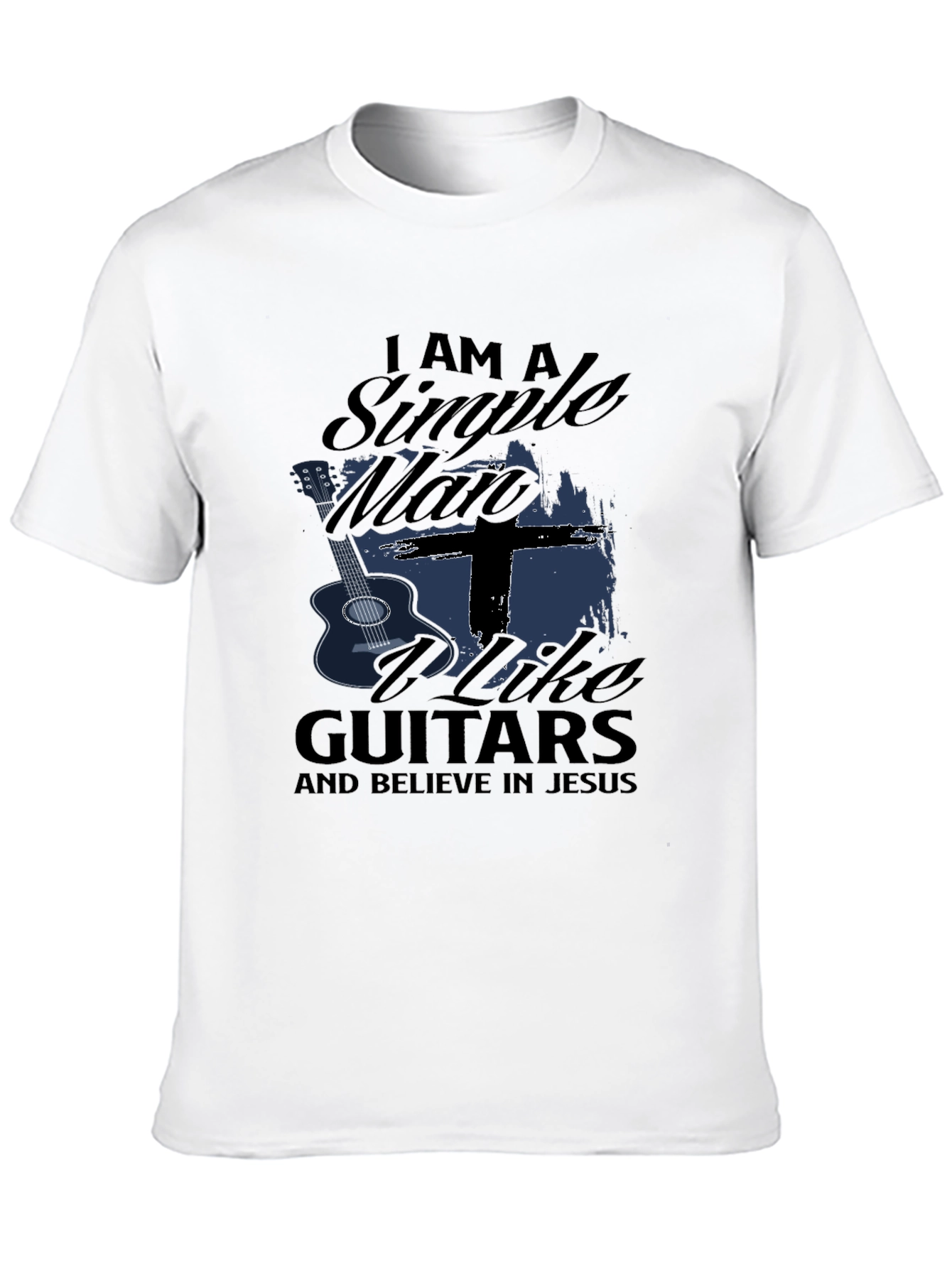Single Man Guitars & Jesus Black Tee