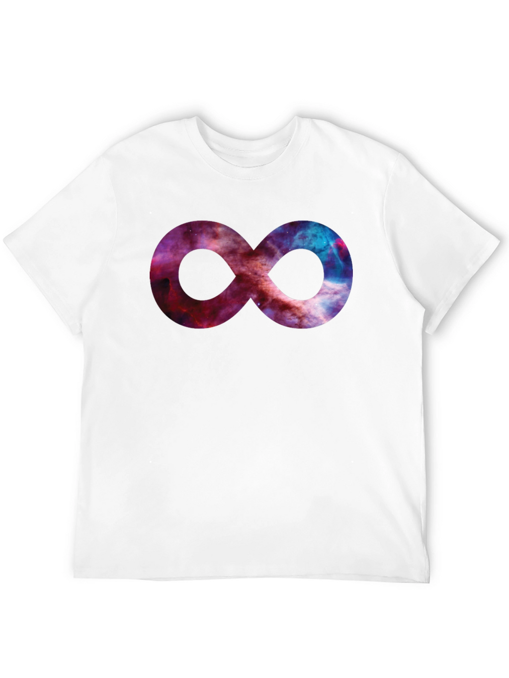 Galaxy Infinity Symbol Black T-Shirt