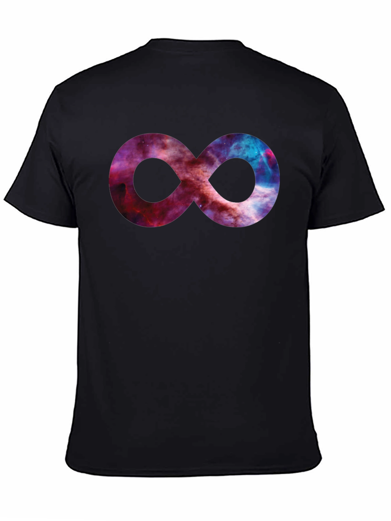 Galaxy Infinity Symbol Black T-Shirt
