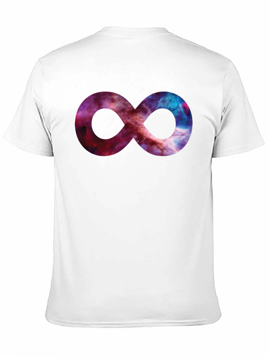 Galaxy Infinity Symbol Black T-Shirt