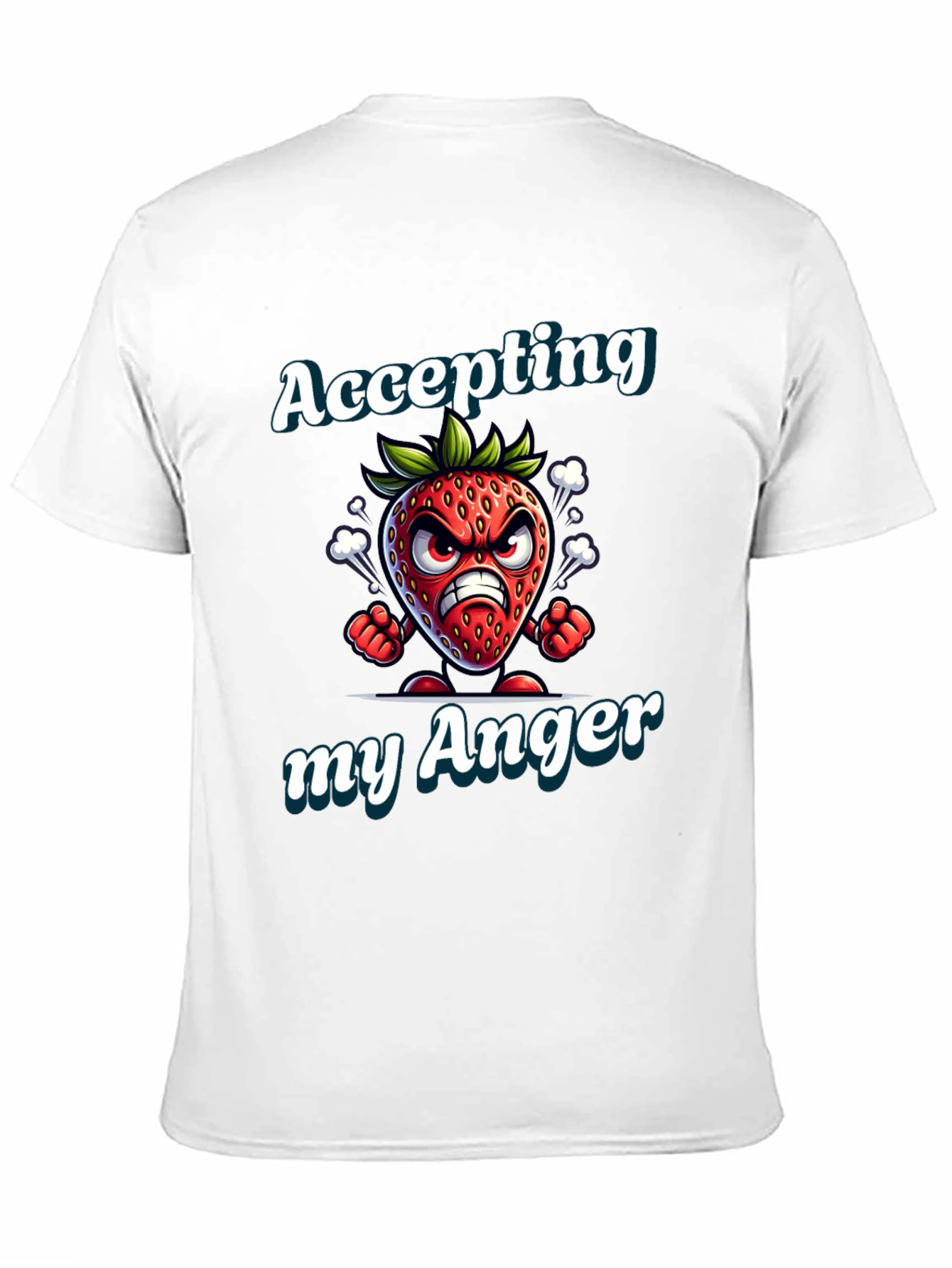 Accepting My Anger Strawberry Graphic T-Shirt