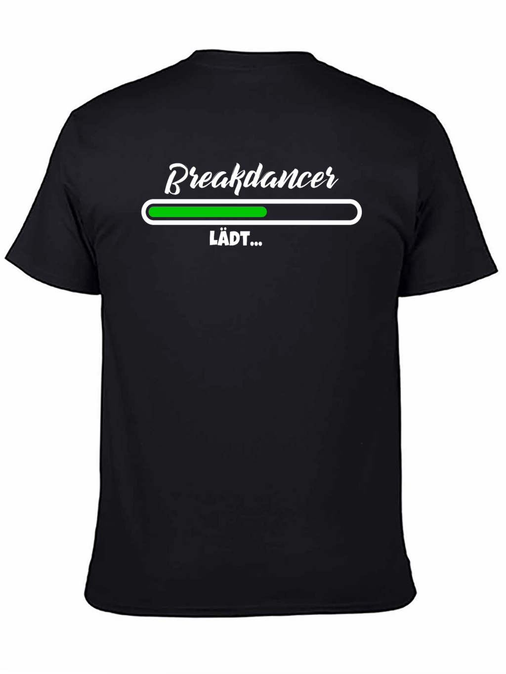 Breakdancer Loading Black T-Shirt