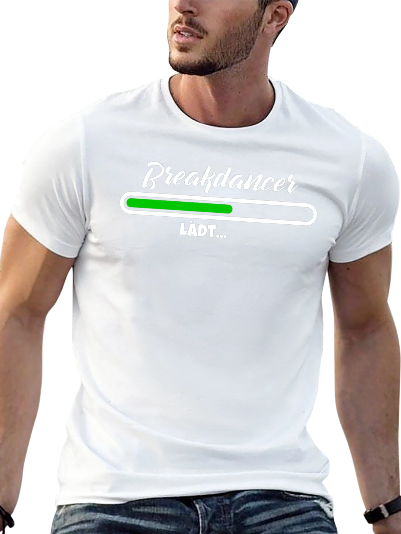 Breakdancer Loading Black T-Shirt