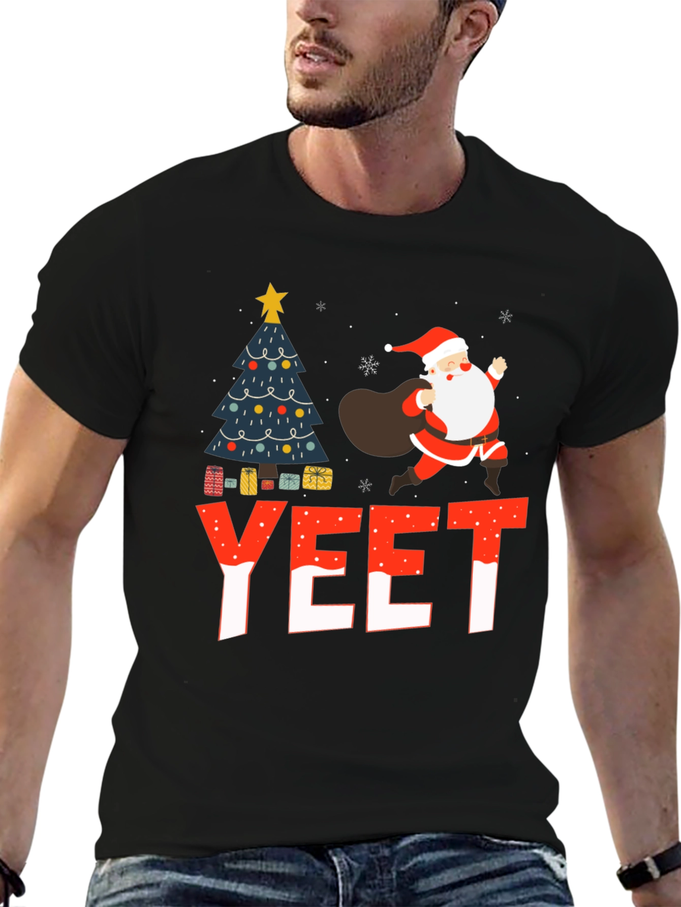 Yeet Santa Christmas T-Shirt