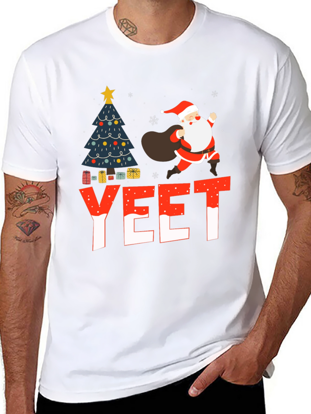 Yeet Santa Christmas T-Shirt