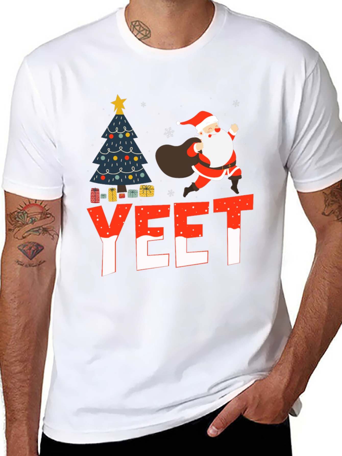 Yeet Santa Christmas T-Shirt