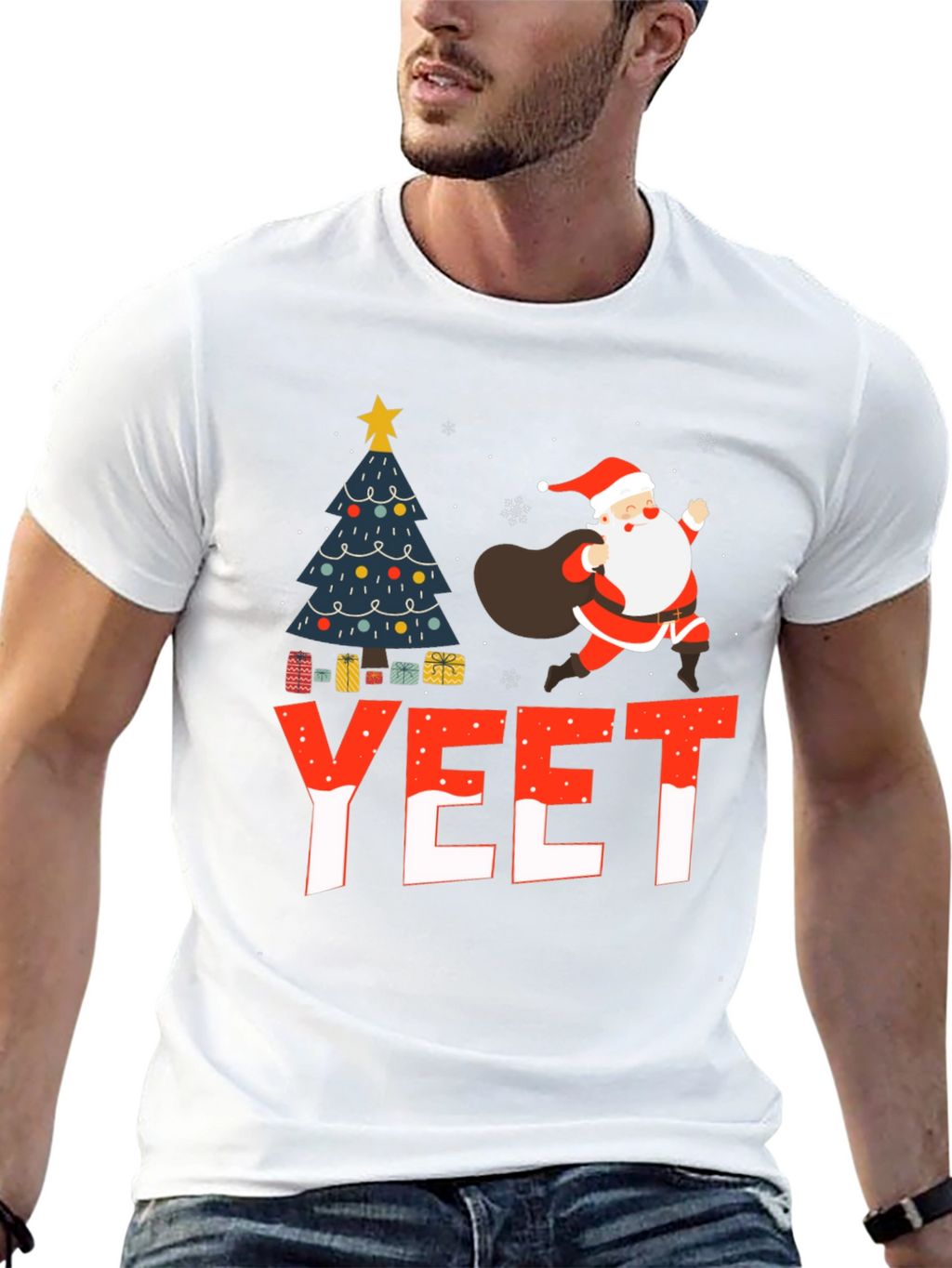 Yeet Santa Christmas T-Shirt