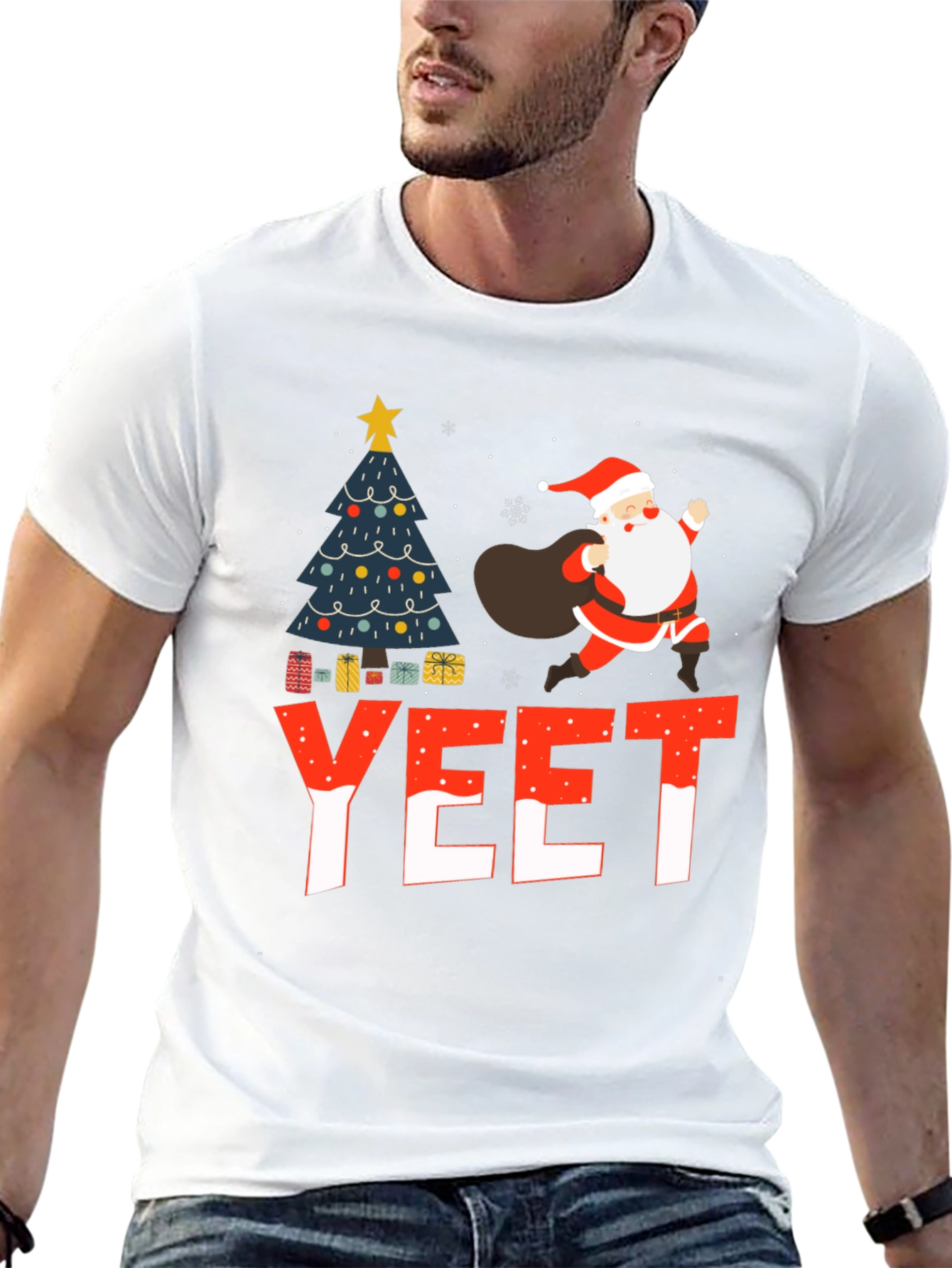 Yeet Santa Christmas T-Shirt