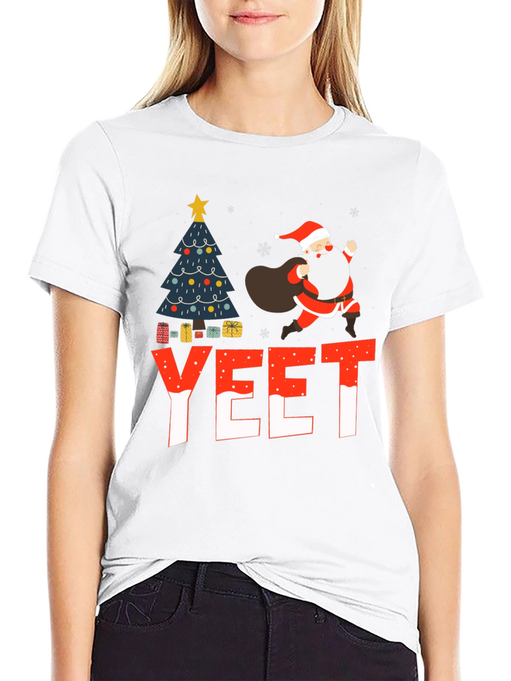 Yeet Santa Christmas T-Shirt