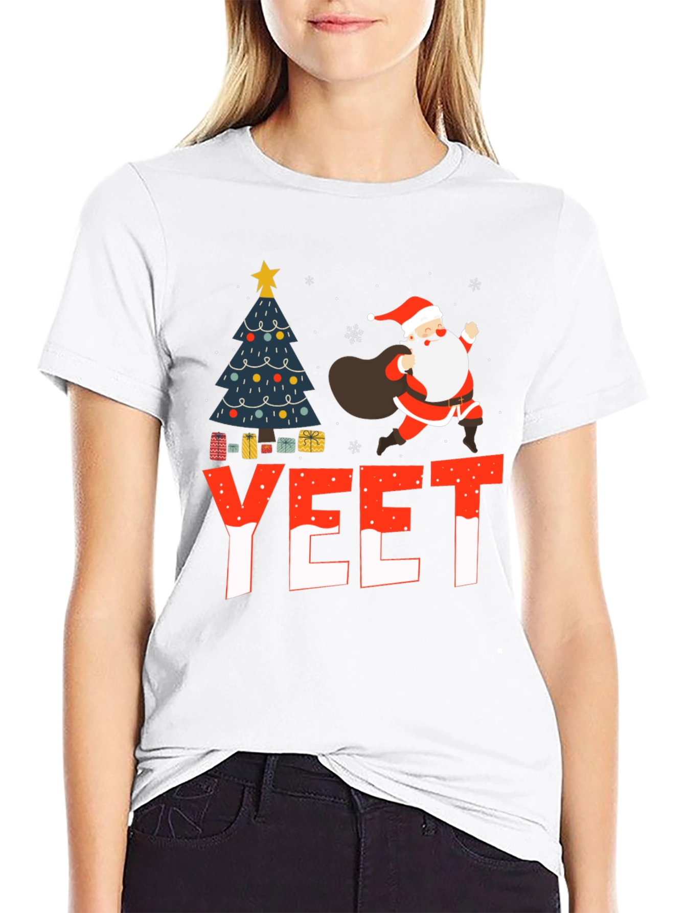 Yeet Santa Christmas T-Shirt