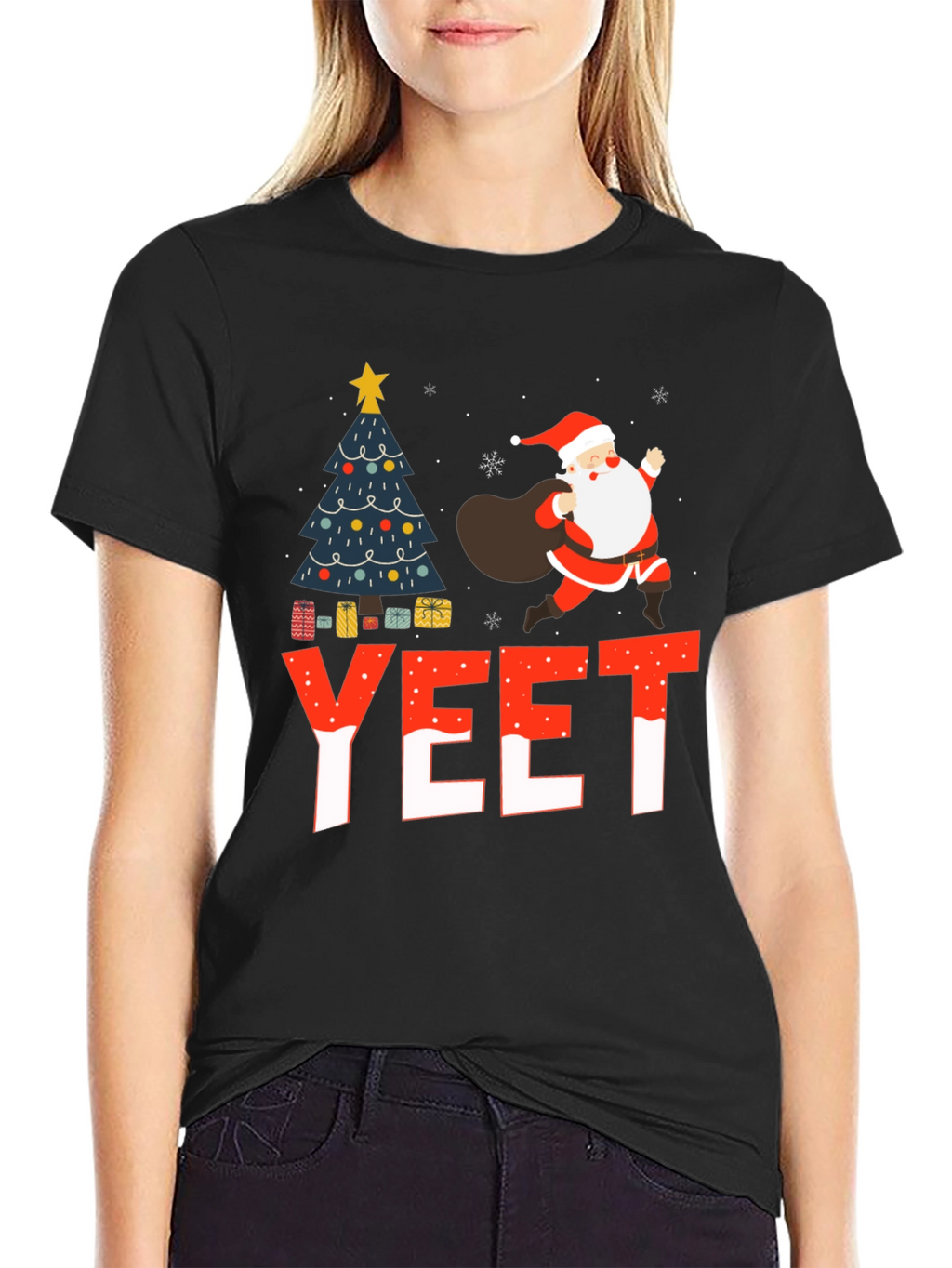 Yeet Santa Christmas T-Shirt