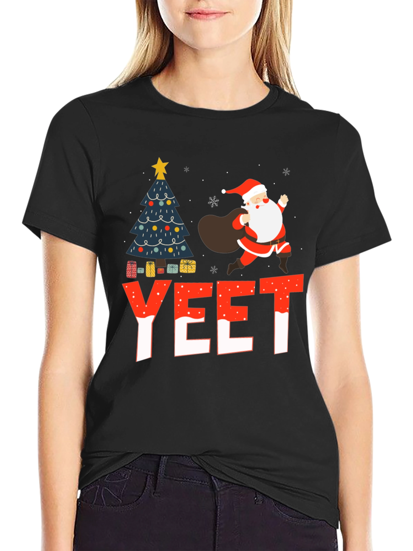 Yeet Santa Christmas T-Shirt