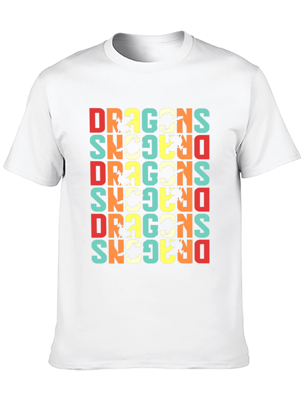 Retro Dragons Graphic T-Shirt - Unique & Stylish