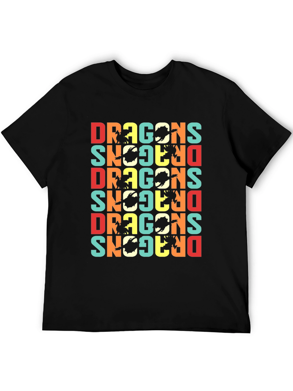 Retro Dragons Graphic T-Shirt - Unique & Stylish