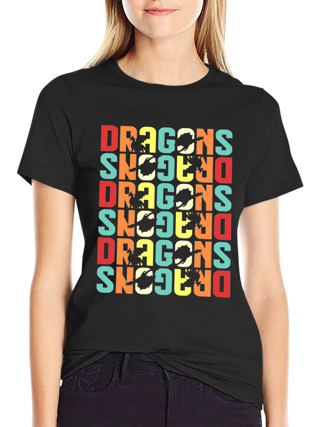 Retro Dragons Graphic T-Shirt - Unique & Stylish