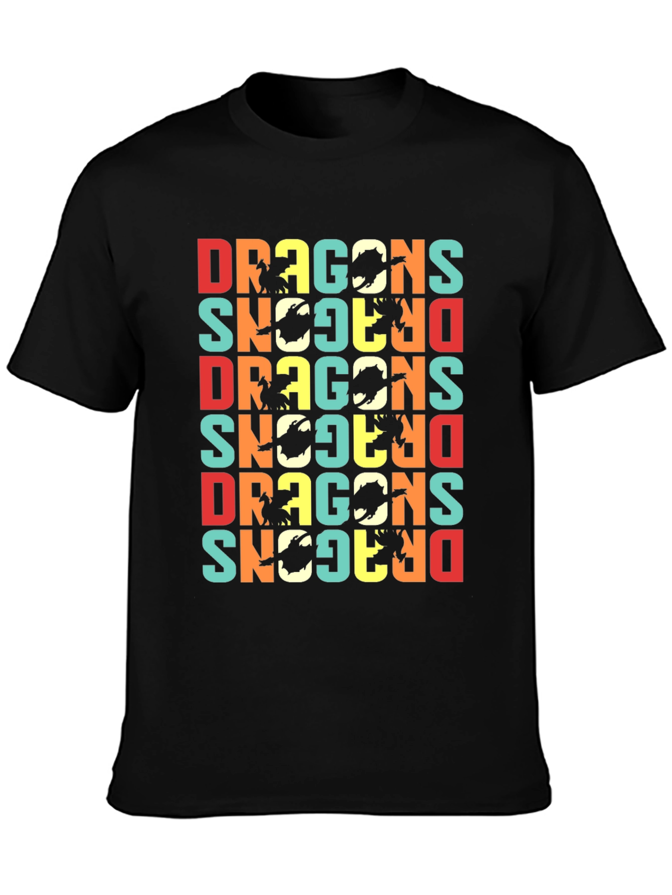 Retro Dragons Graphic T-Shirt - Unique & Stylish