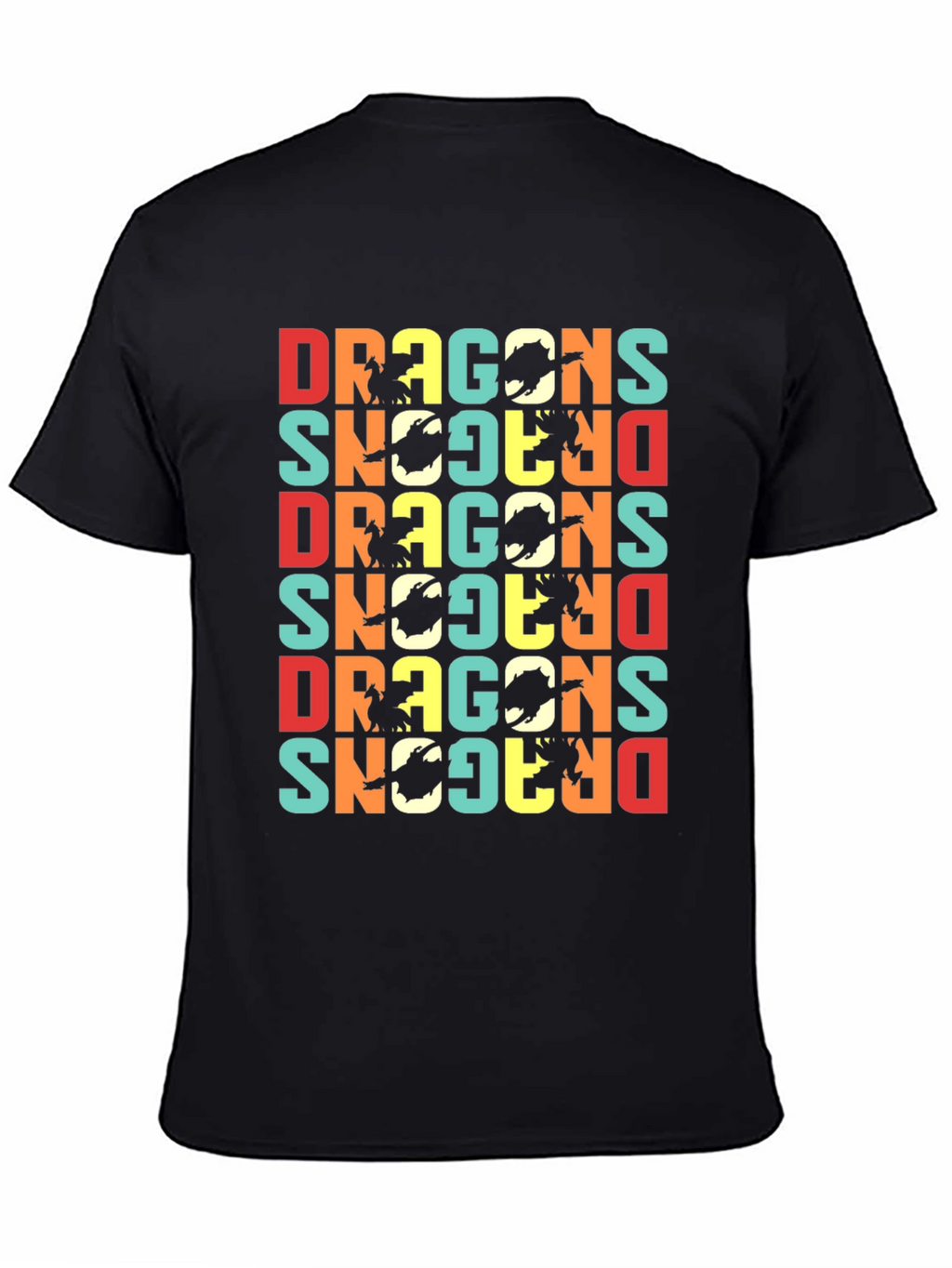 Retro Dragons Graphic T-Shirt - Unique & Stylish