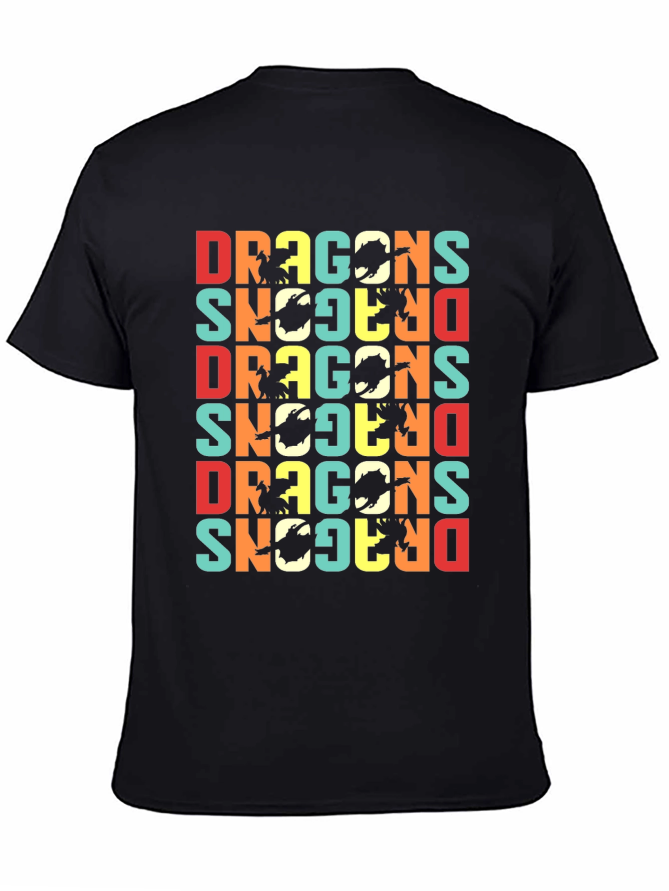 Retro Dragons Graphic T-Shirt - Unique & Stylish