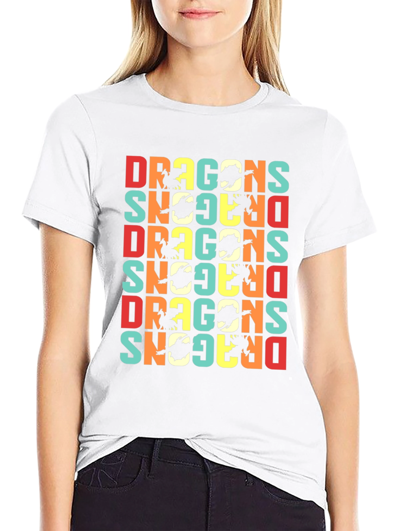 Retro Dragons Graphic T-Shirt - Unique & Stylish