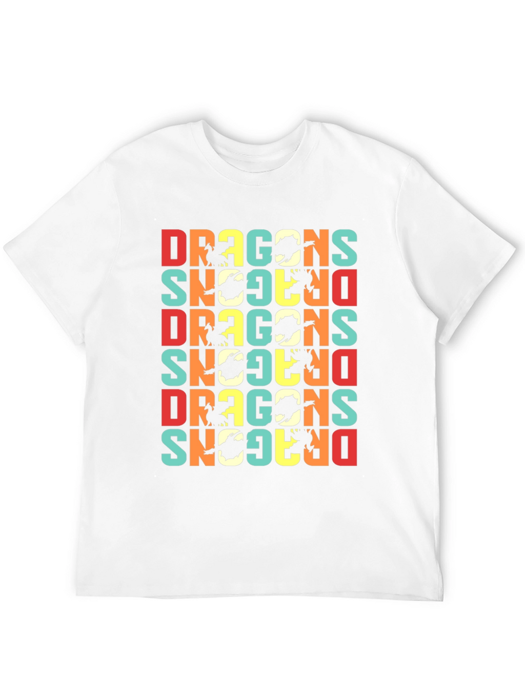 Retro Dragons Graphic T-Shirt - Unique & Stylish