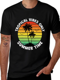 Tropical Vibes Summer T-Shirt