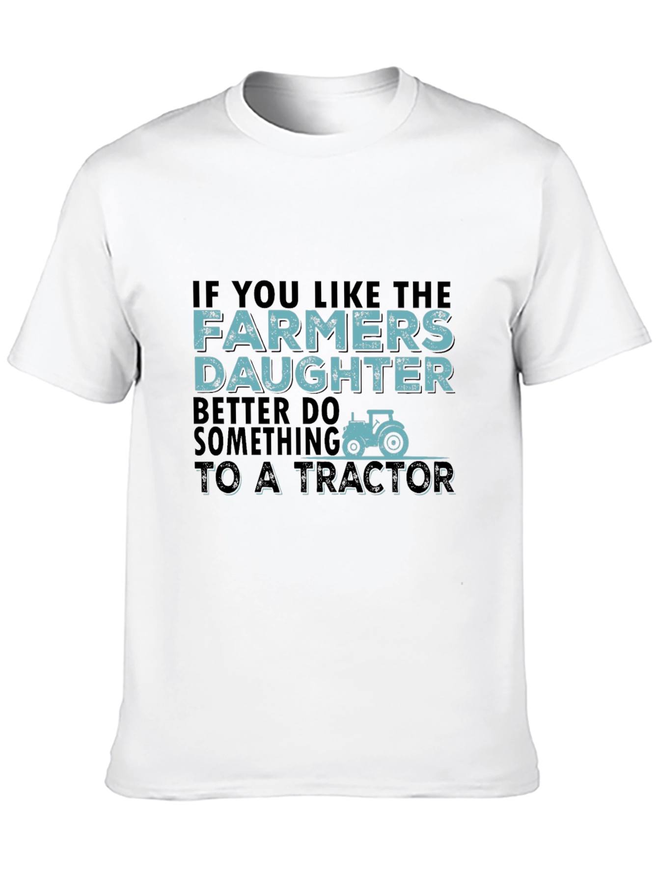 Farmers Daughter Tractor Graphic Tee