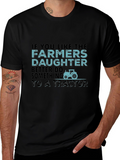 Farmers Daughter Tractor Graphic Tee