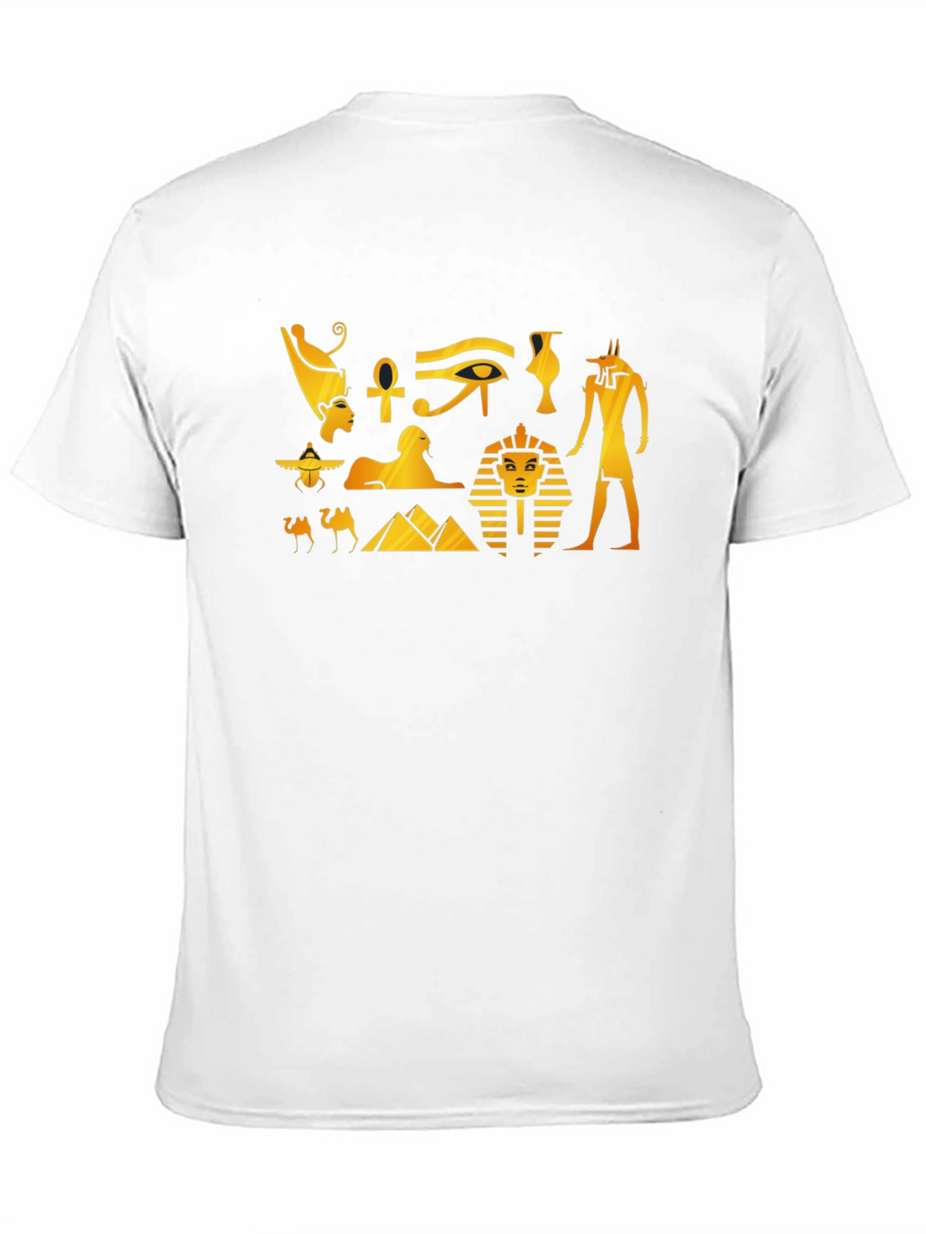 Egyptian Pharaoh Graphic T-Shirt - Black