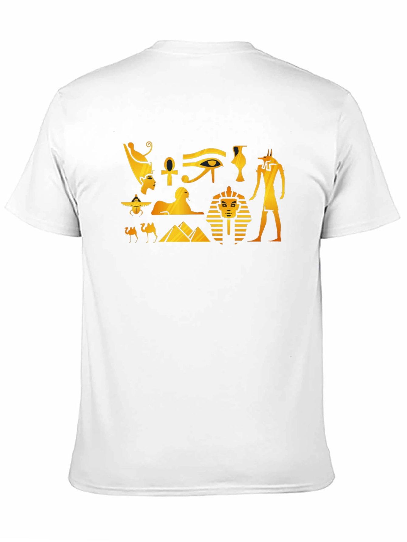 Egyptian Pharaoh Graphic T-Shirt - Black
