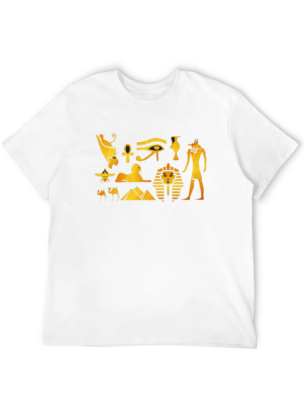 Egyptian Pharaoh Graphic T-Shirt - Black