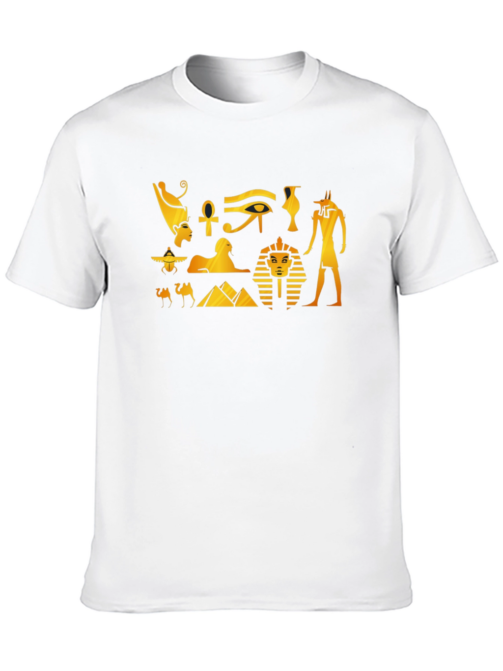 Egyptian Pharaoh Graphic T-Shirt - Black