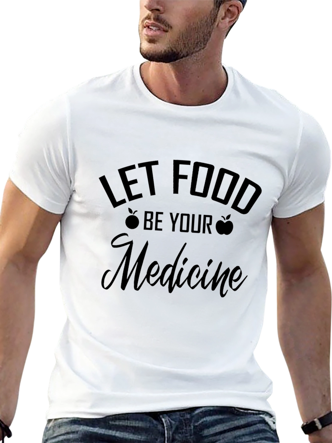 Let Food Be Your Medicine Graphic T-Shirt