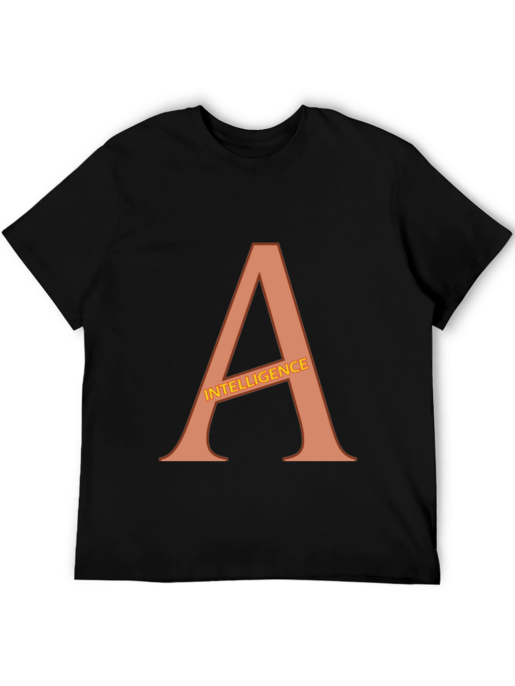Intelligence T-Shirt - Bold Letter Graphic Tee