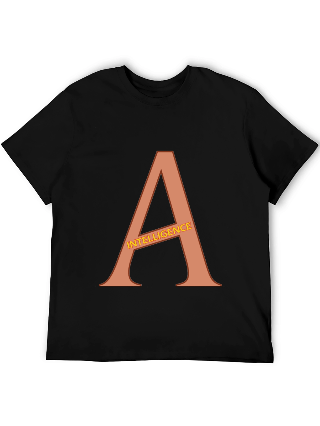 Intelligence T-Shirt - Bold Letter Graphic Tee