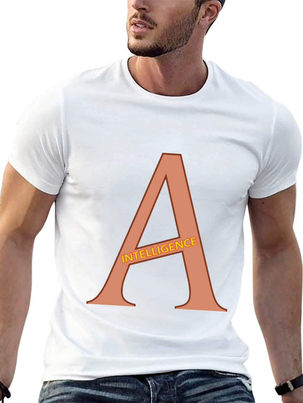 Intelligence T-Shirt - Bold Letter Graphic Tee