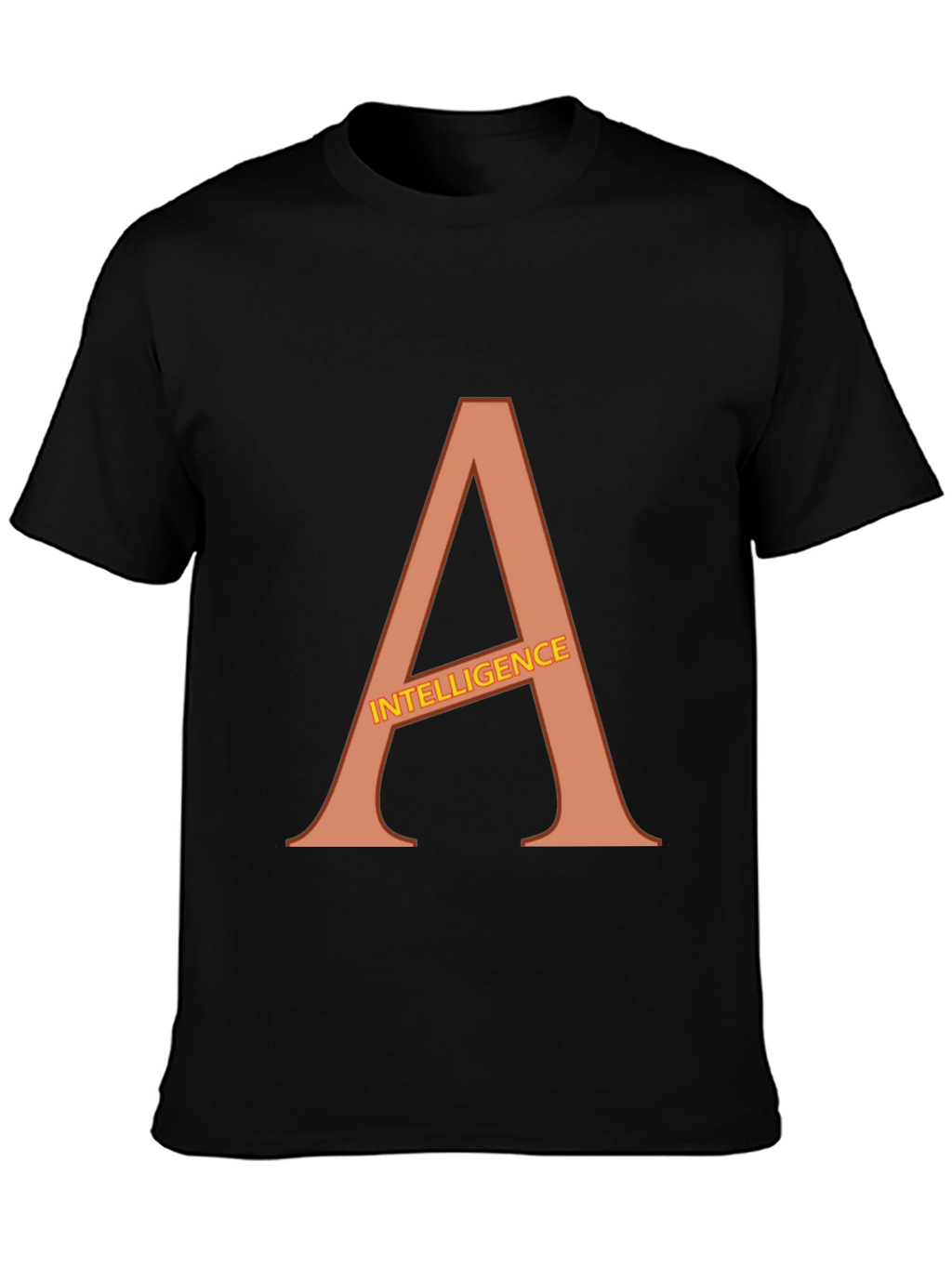 Intelligence T-Shirt - Bold Letter Graphic Tee