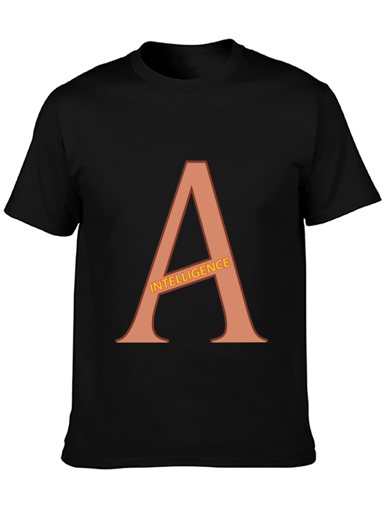 Intelligence T-Shirt - Bold Letter Graphic Tee