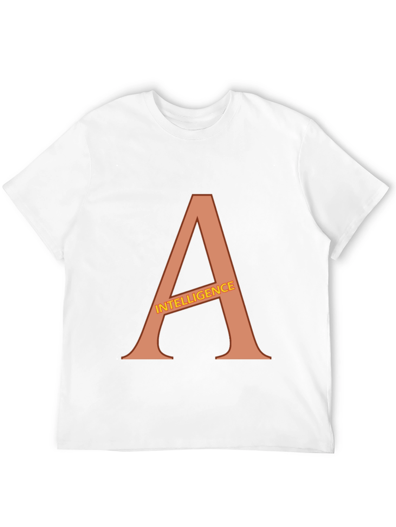 Intelligence T-Shirt - Bold Letter Graphic Tee