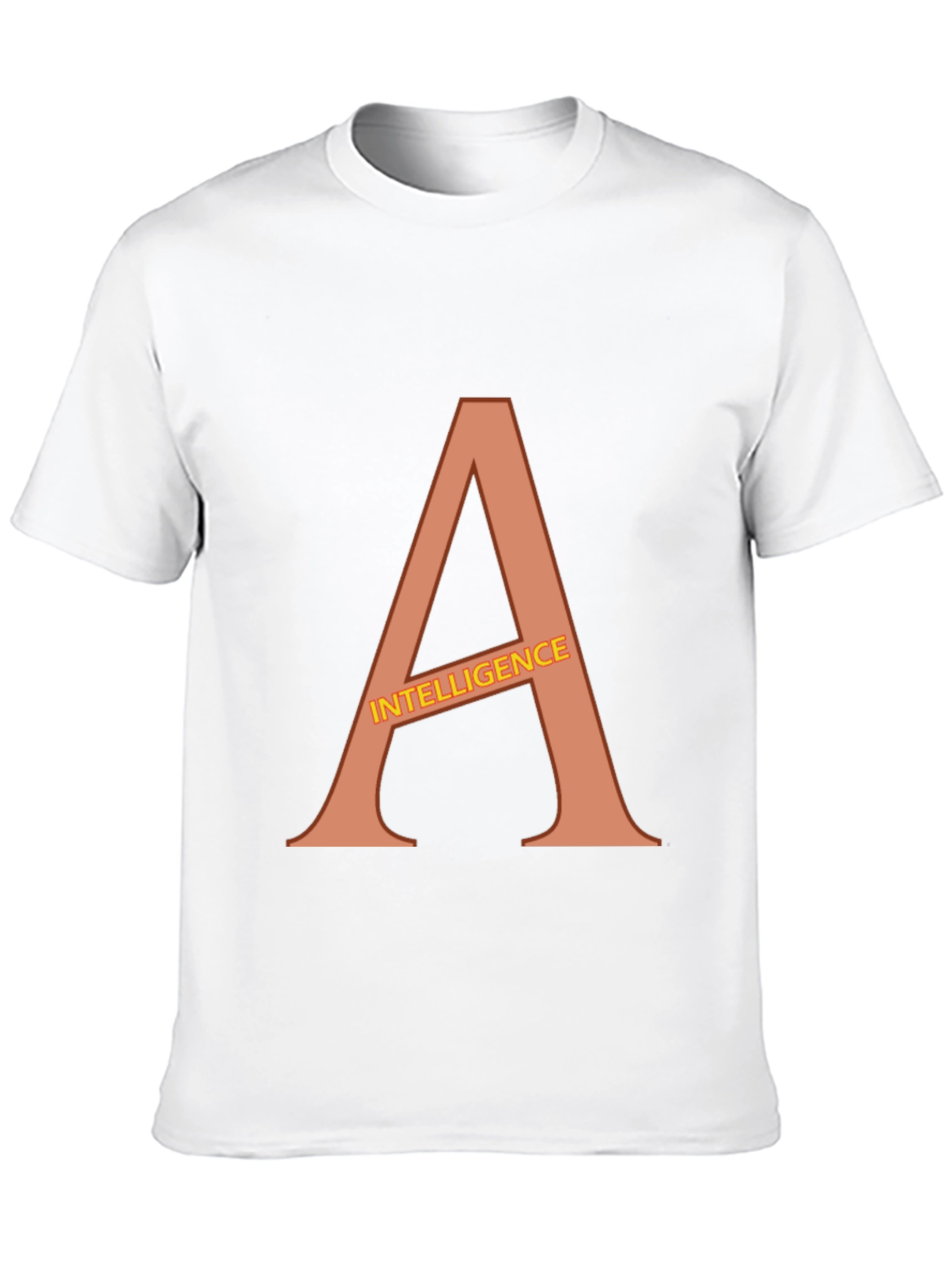 Intelligence T-Shirt - Bold Letter Graphic Tee