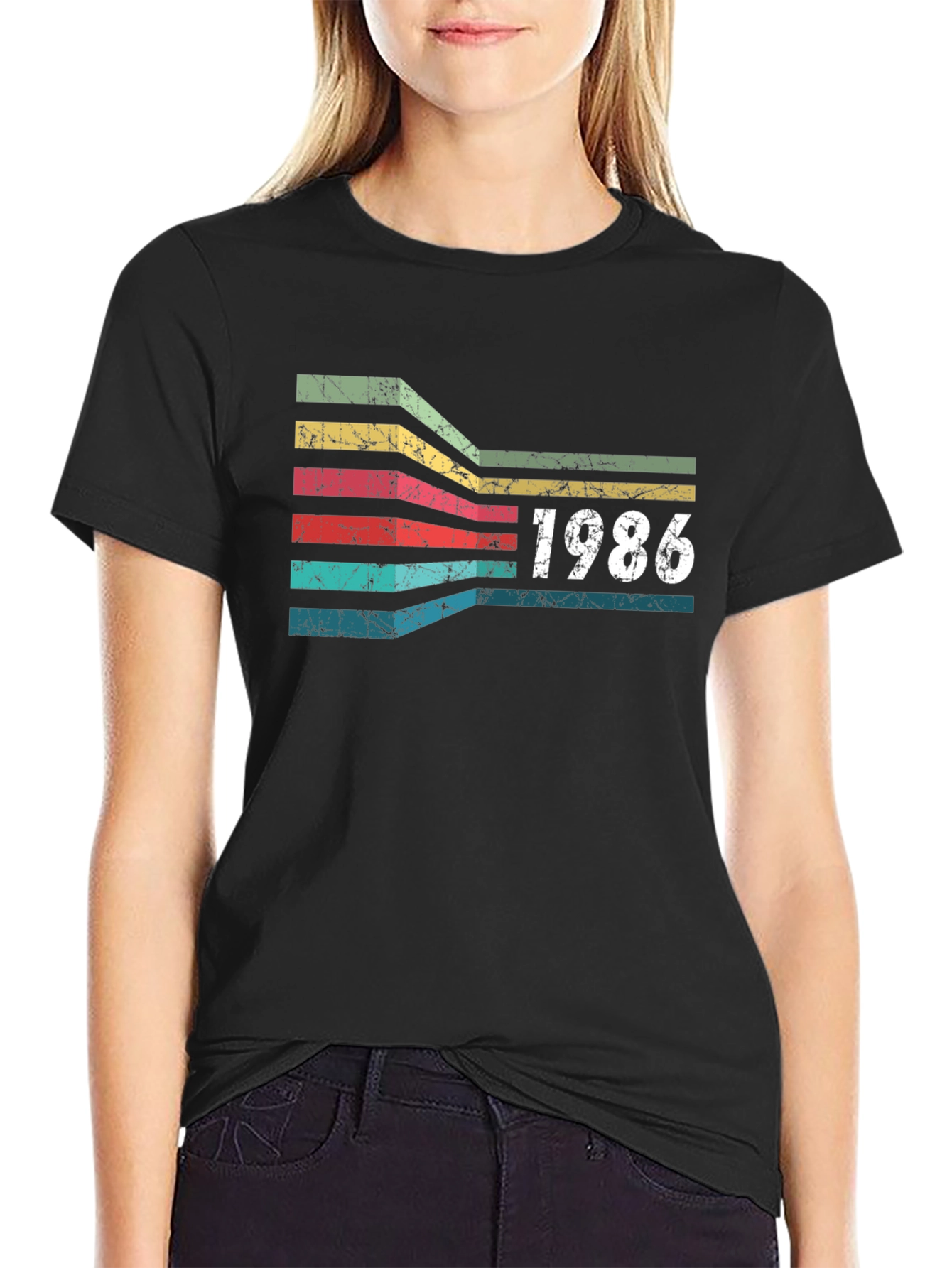 Retro 1986 Graphic Tee - Vintage Birthday Shirt