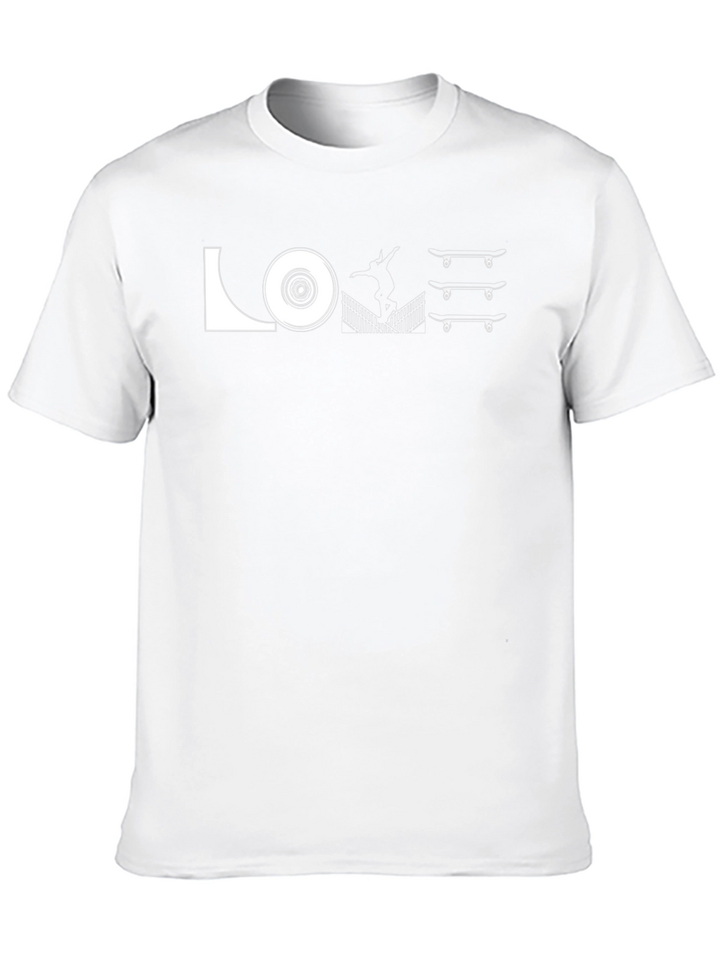Skateboarding Love Graphic T-Shirt