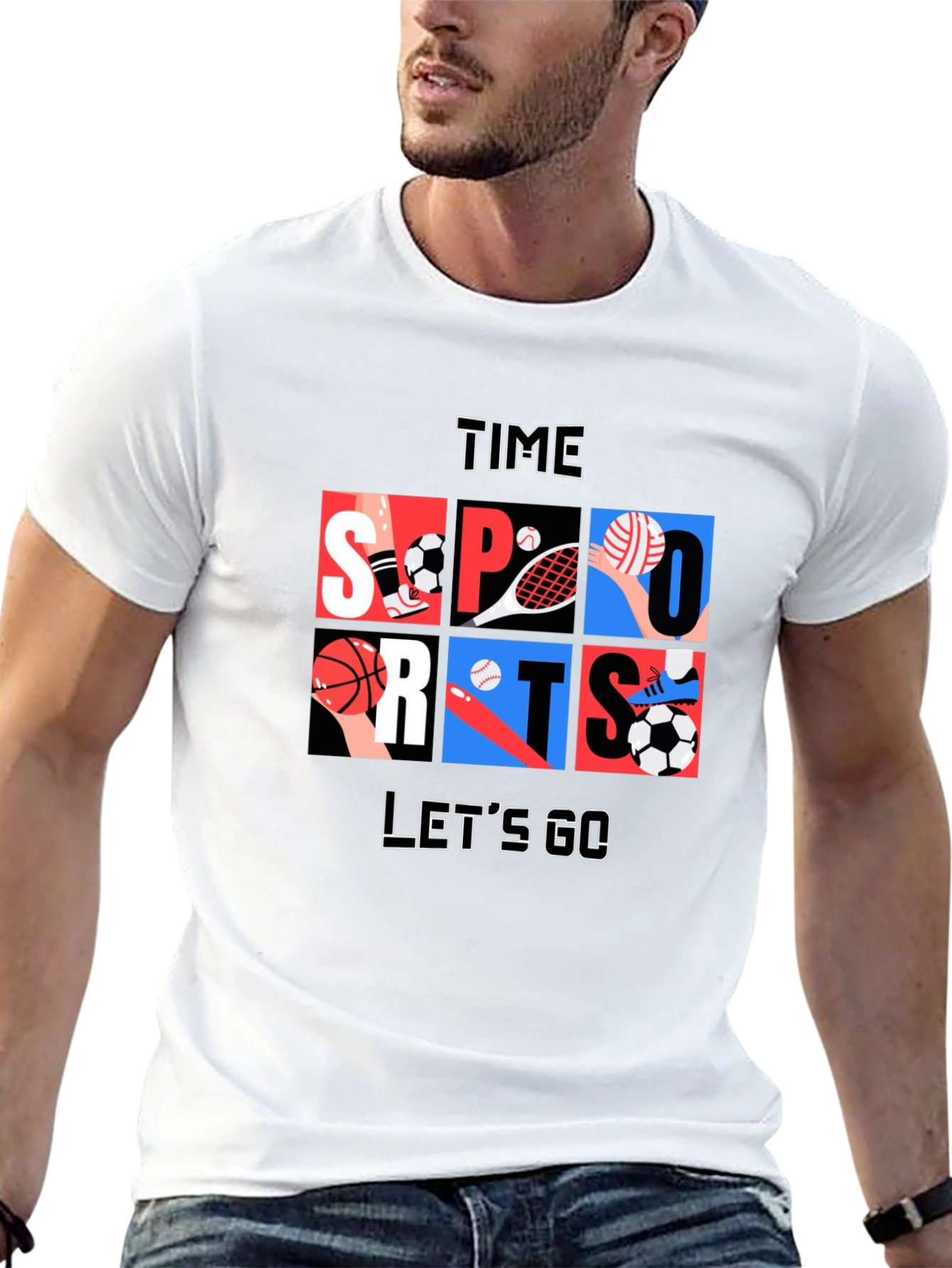 Sports Time T-Shirt - Lets Go!
