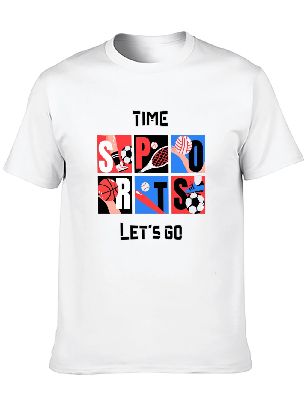 Sports Time T-Shirt - Lets Go!