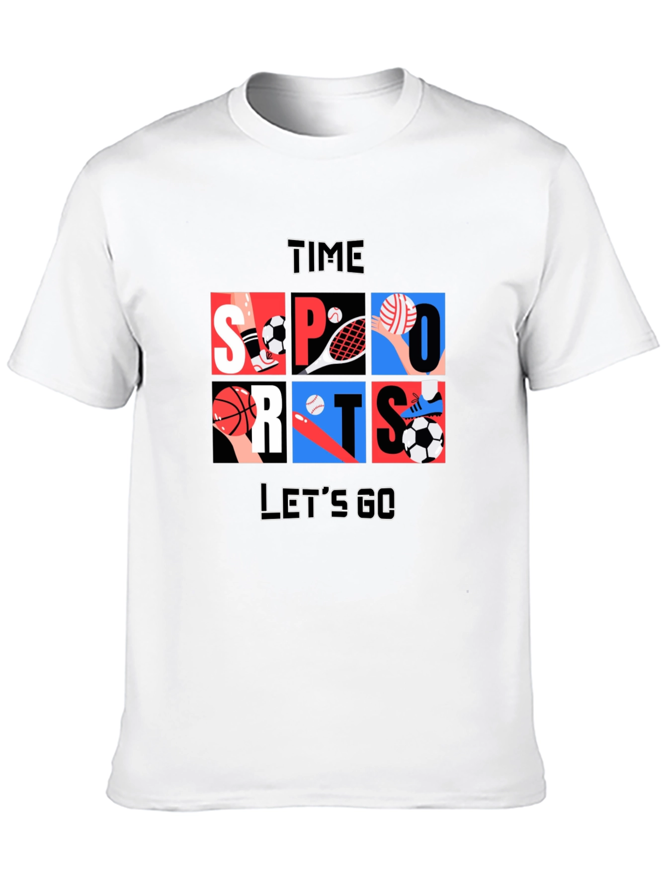 Sports Time T-Shirt - Lets Go!